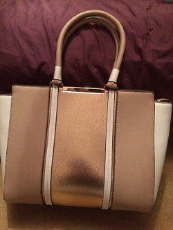 rose gold bag new look